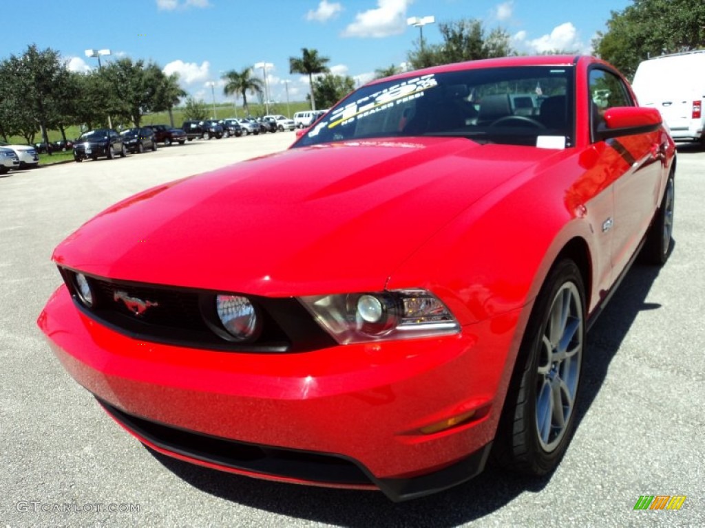 2011 Mustang GT Premium Coupe - Race Red / Charcoal Black photo #15