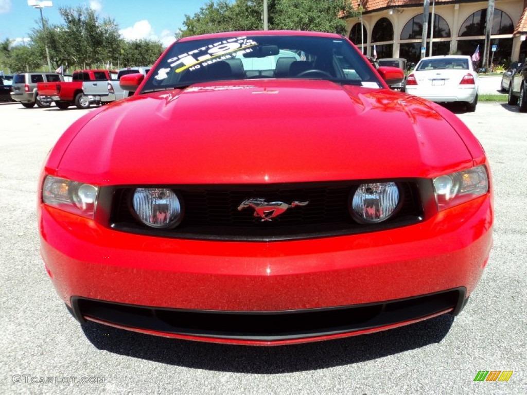 2011 Mustang GT Premium Coupe - Race Red / Charcoal Black photo #16
