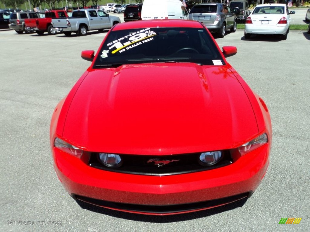 2011 Mustang GT Premium Coupe - Race Red / Charcoal Black photo #17