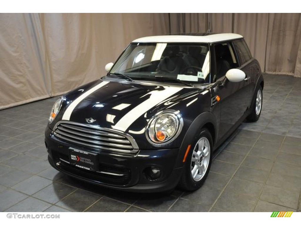 2013 Cooper Hardtop - Reef Blue Metallic / Carbon Black photo #1