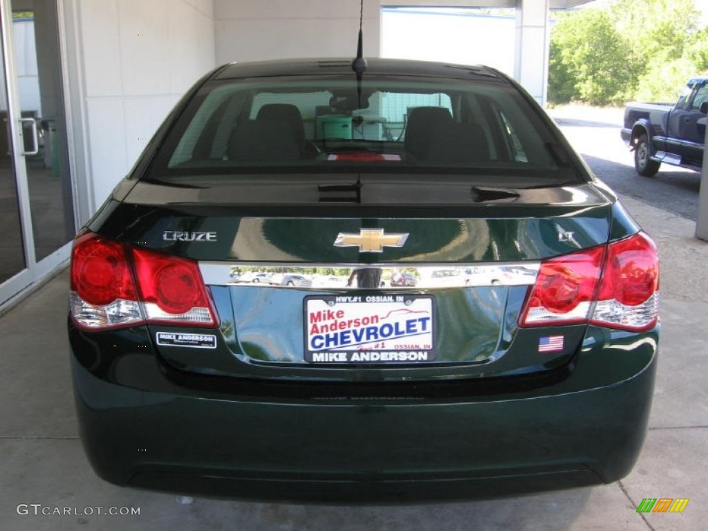 2014 Cruze LT - Rainforest Green Metallic / Jet Black photo #14