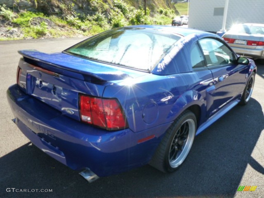 2004 Mustang GT Coupe - Sonic Blue Metallic / Medium Graphite photo #3