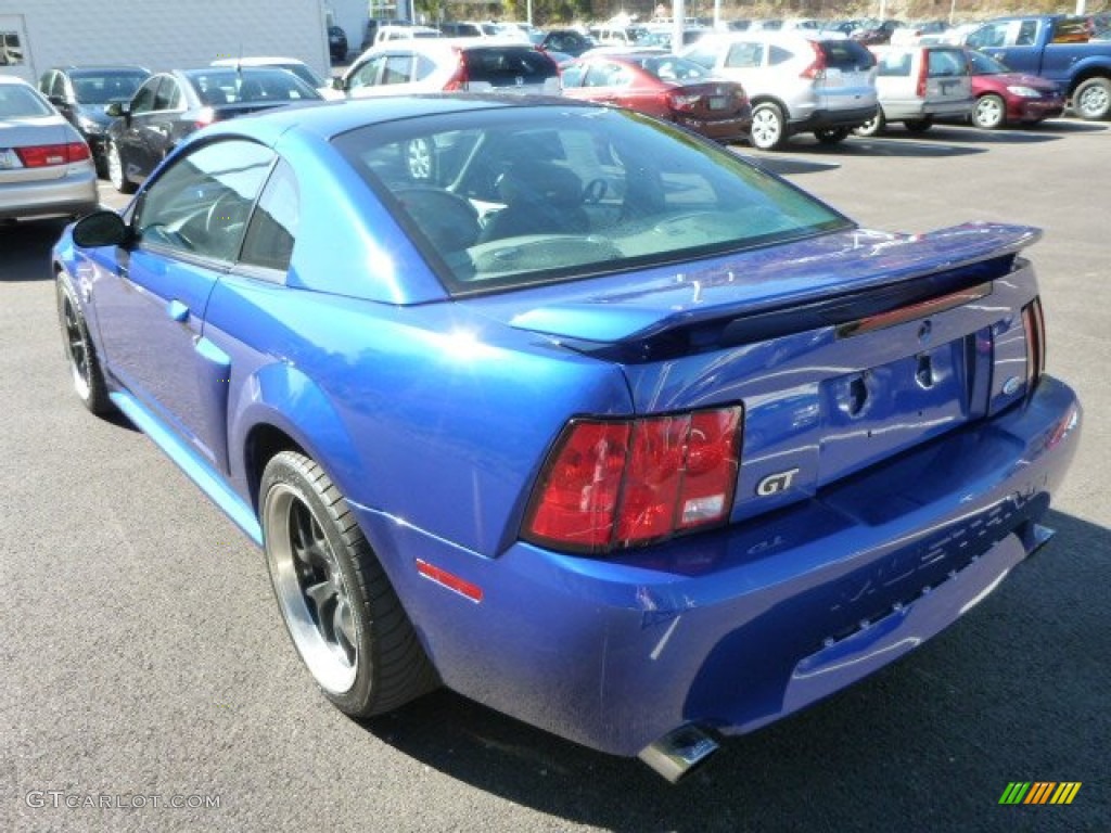 2004 Mustang GT Coupe - Sonic Blue Metallic / Medium Graphite photo #5