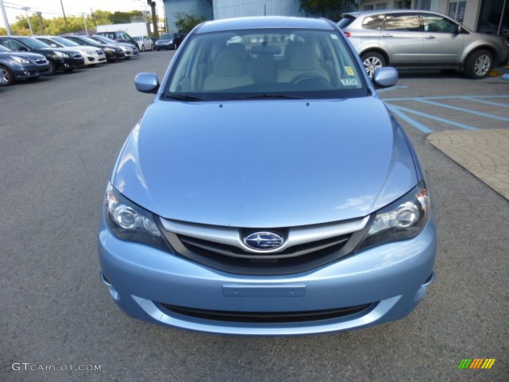 2011 Impreza 2.5i Wagon - Sky Blue Pearl / Ivory photo #2