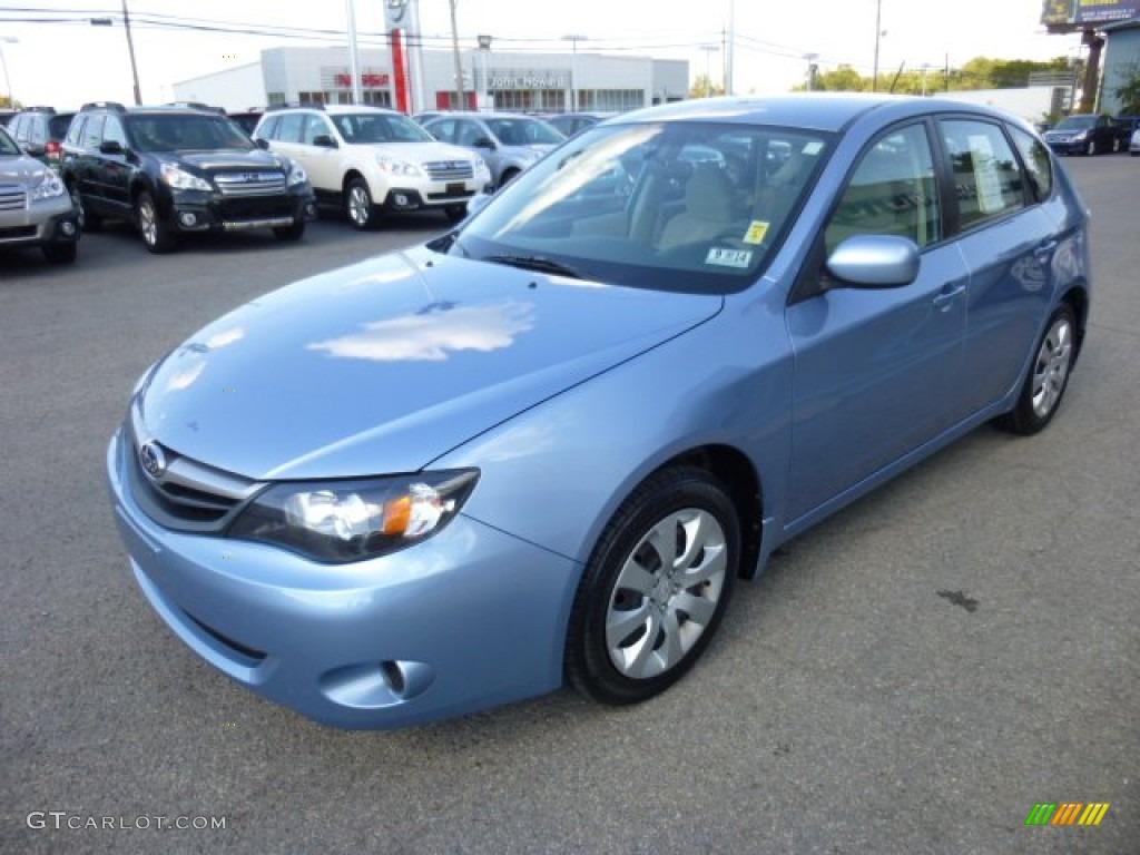 2011 Impreza 2.5i Wagon - Sky Blue Pearl / Ivory photo #3