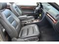 Ebony 2003 Audi A4 3.0 Cabriolet Interior Color