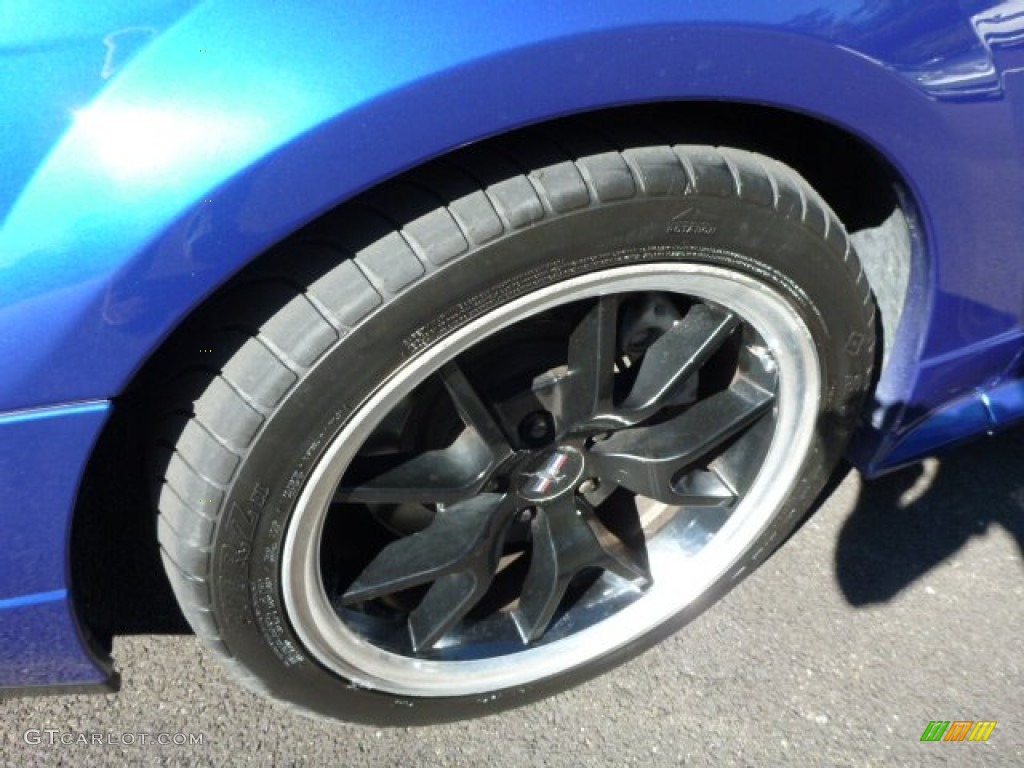 2004 Mustang GT Coupe - Sonic Blue Metallic / Medium Graphite photo #9