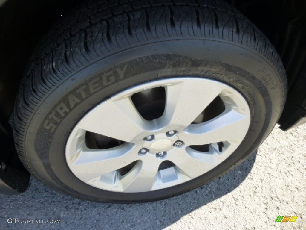 2011 Outback 2.5i Premium Wagon - Graphite Gray Metallic / Off Black photo #12