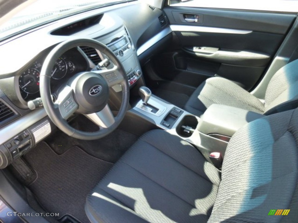 2011 Outback 2.5i Premium Wagon - Graphite Gray Metallic / Off Black photo #15