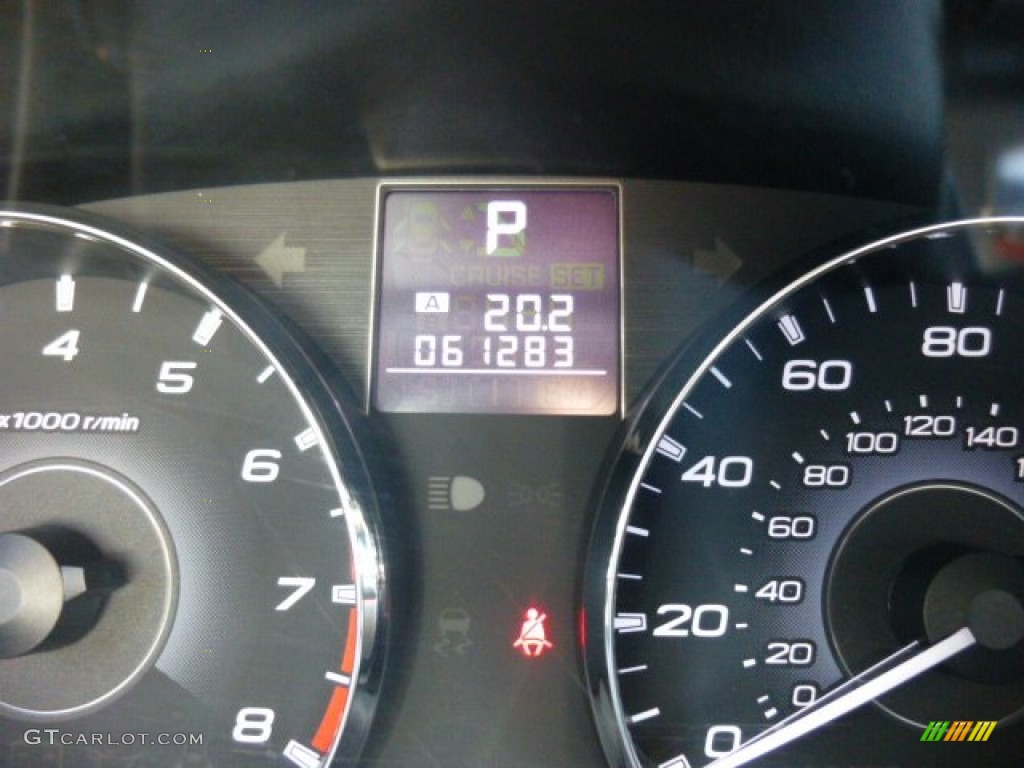 2011 Outback 2.5i Premium Wagon - Graphite Gray Metallic / Off Black photo #20
