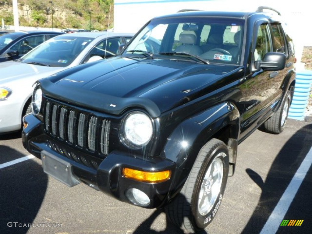 2002 Liberty Limited 4x4 - Black / Dark Slate Gray photo #7