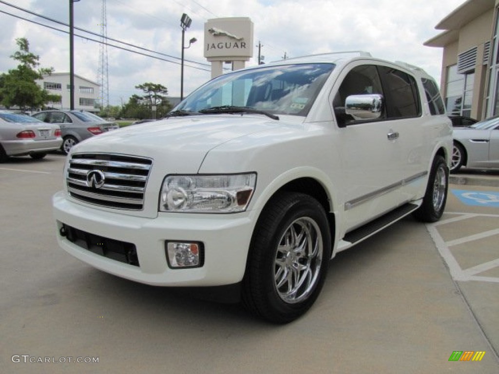 Ivory White Pearl 2007 Infiniti QX 56 4WD Exterior Photo #86269619