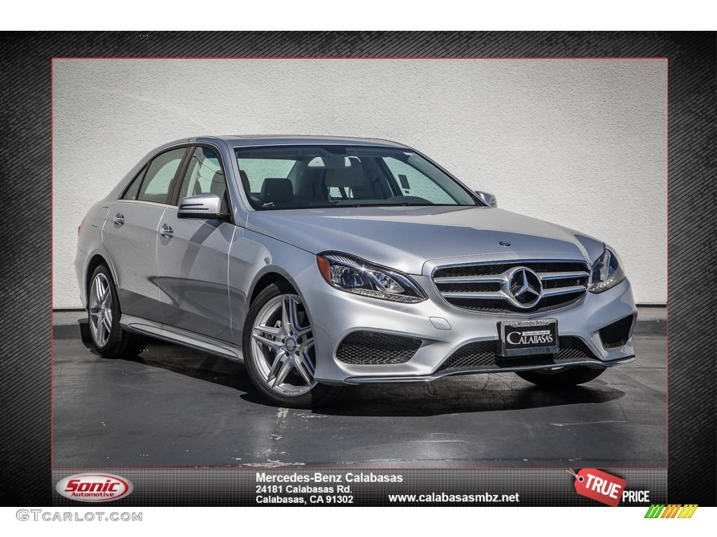 2014 E 350 Sport Sedan - Iridium Silver Metallic / Gray/Dark Gray photo #1