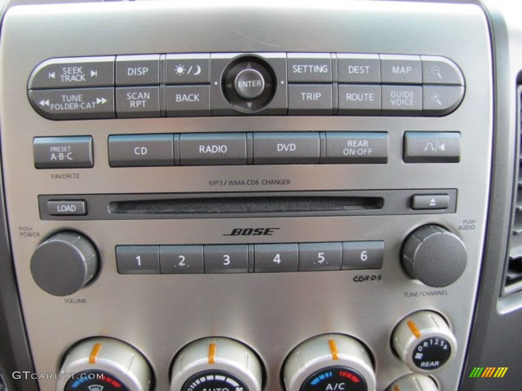 2007 Infiniti QX 56 4WD Audio System Photos
