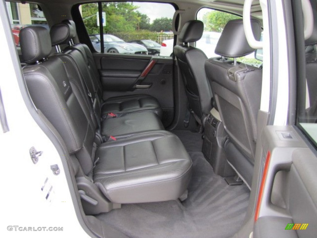 Graphite Black Interior 2007 Infiniti QX 56 4WD Photo #86270201