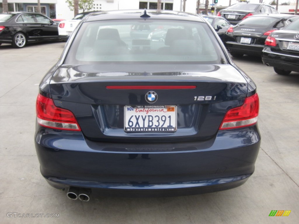 2013 1 Series 128i Coupe - Montego Blue Metallic / Black photo #3