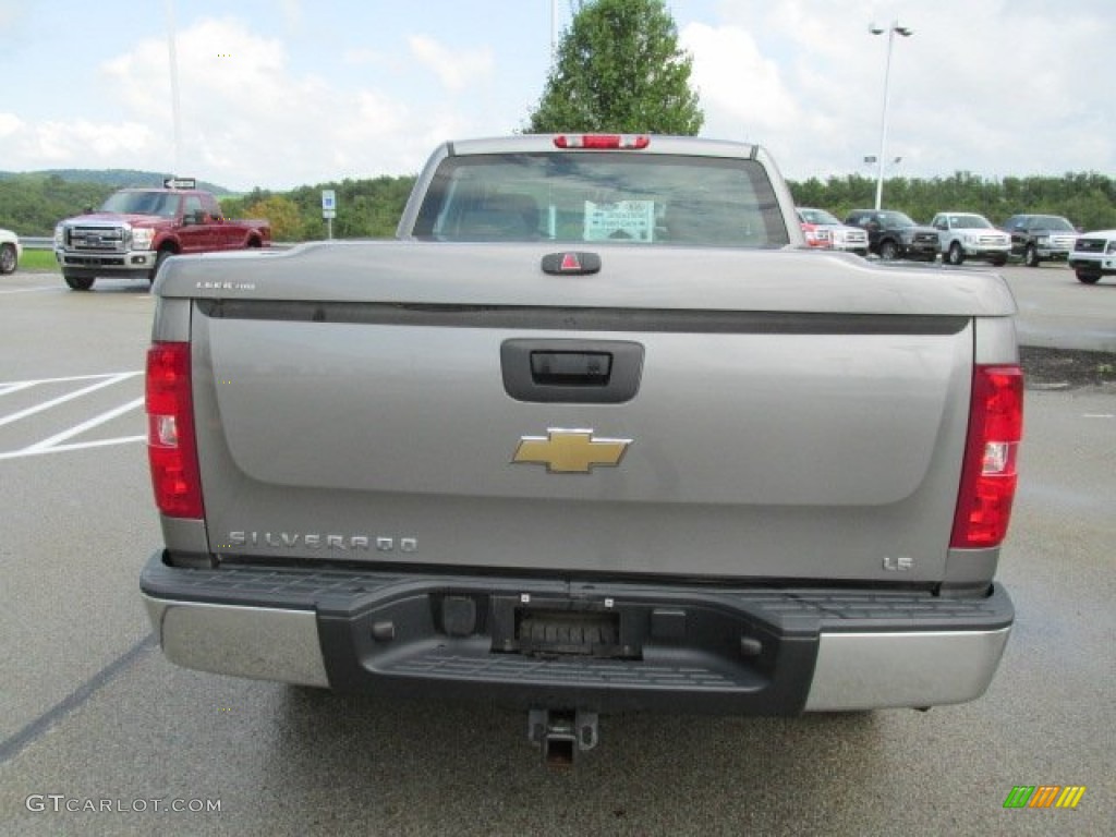 2008 Silverado 1500 LS Extended Cab 4x4 - Graystone Metallic / Dark Titanium photo #10