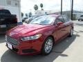2014 Ruby Red Ford Fusion SE  photo #1