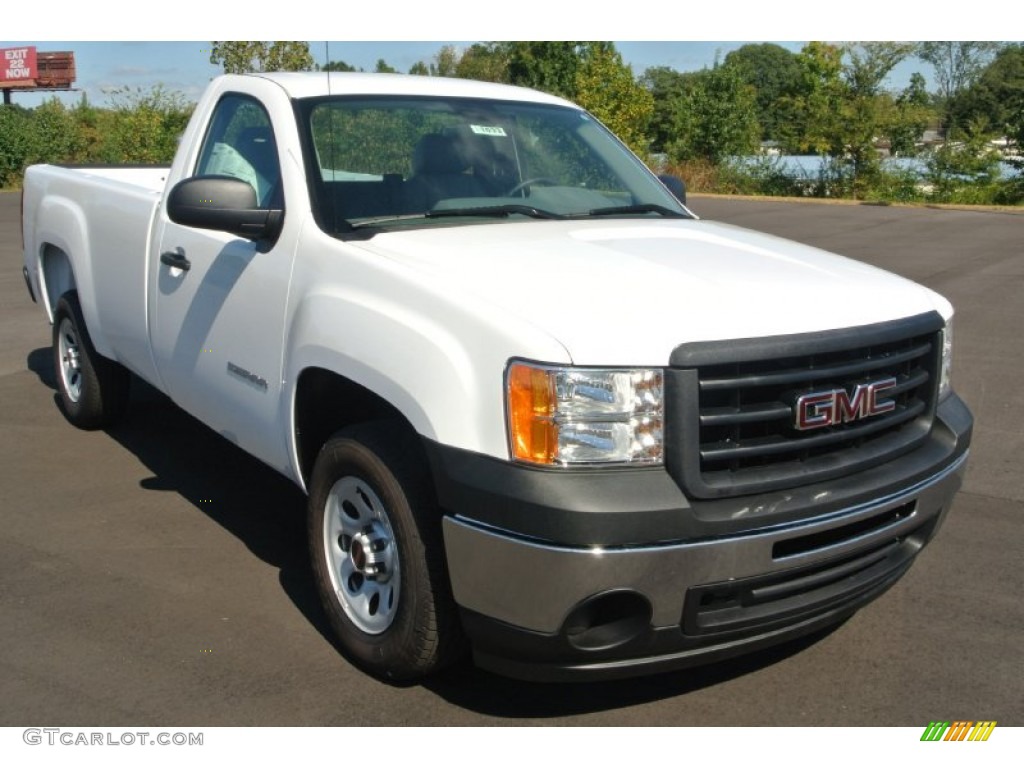 2013 Sierra 1500 Regular Cab - Summit White / Dark Titanium photo #1