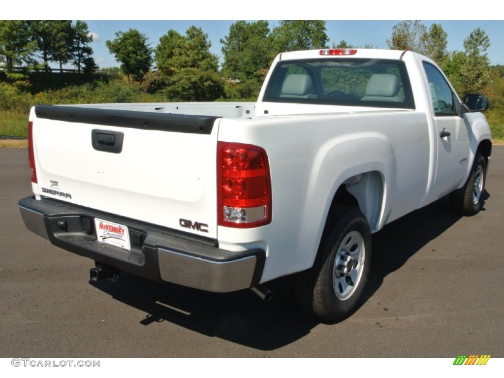 2013 Sierra 1500 Regular Cab - Summit White / Dark Titanium photo #5