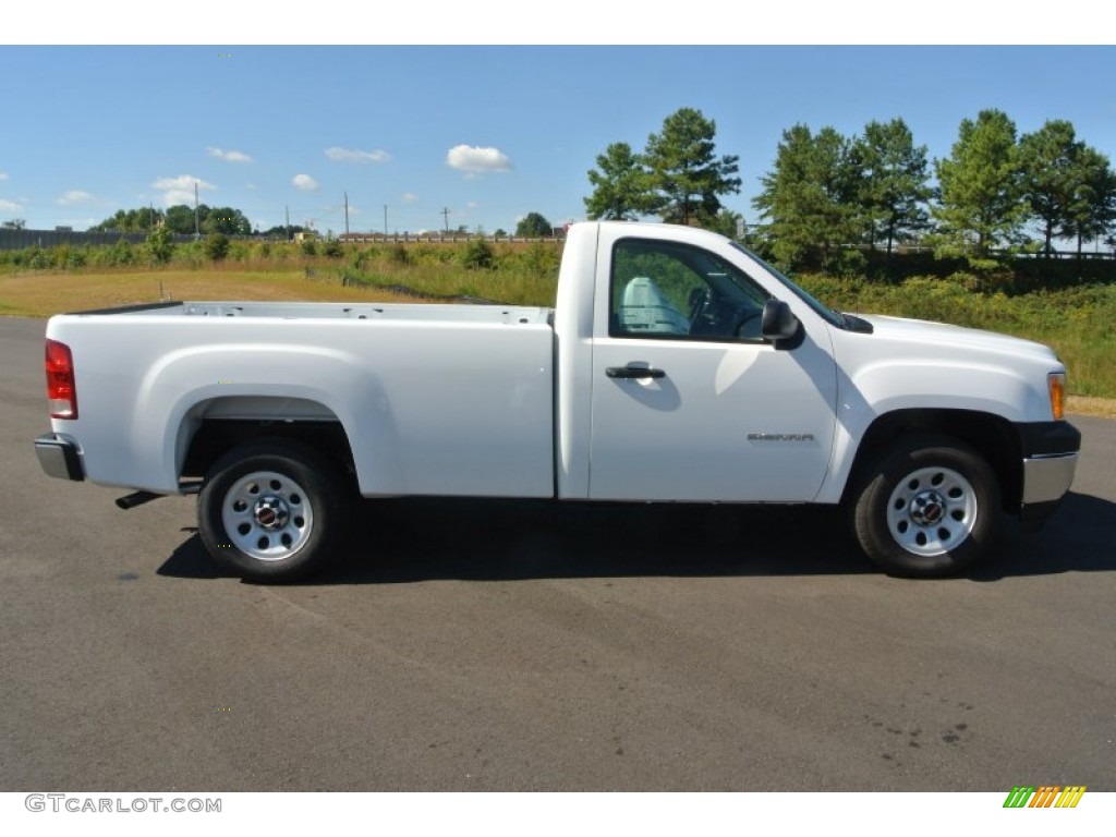 2013 Sierra 1500 Regular Cab - Summit White / Dark Titanium photo #6