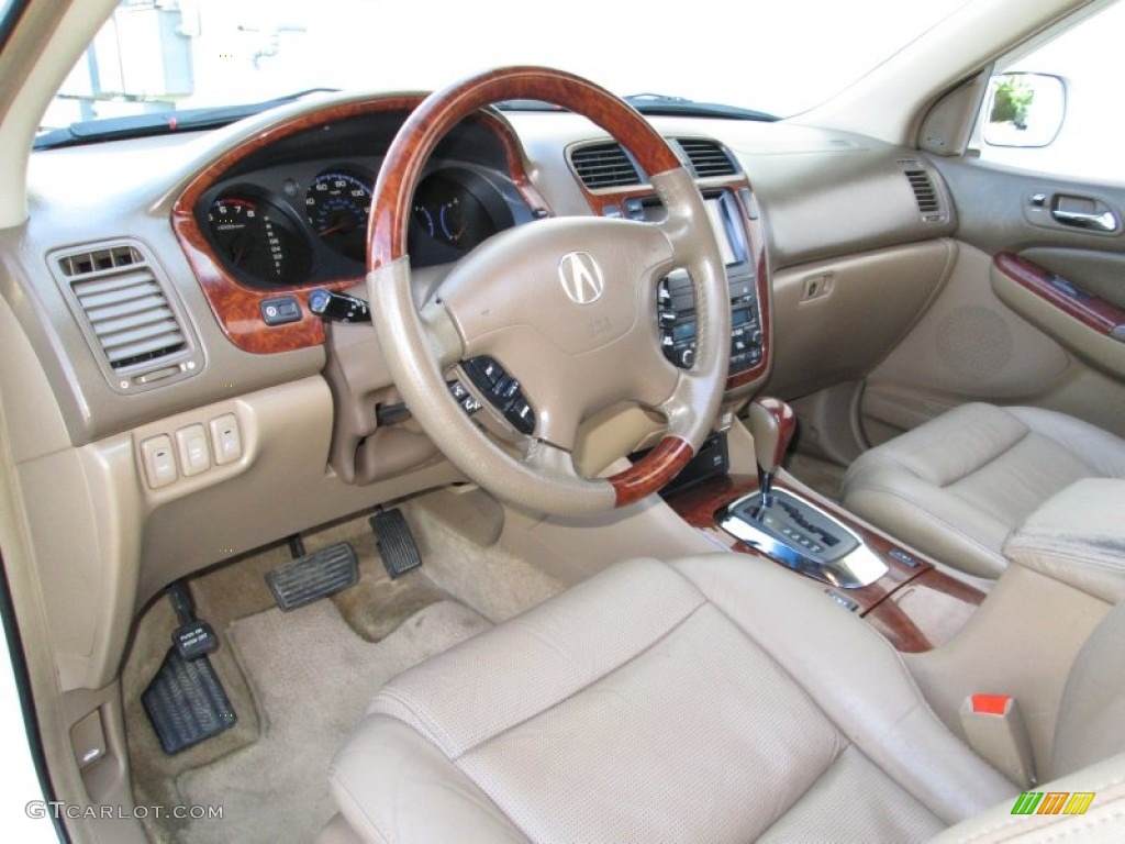 Saddle Interior 2005 Acura MDX Standard MDX Model Photo #86276529