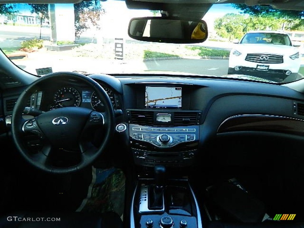 2011 M 37x AWD Sedan - Harbour Blue / Graphite photo #8