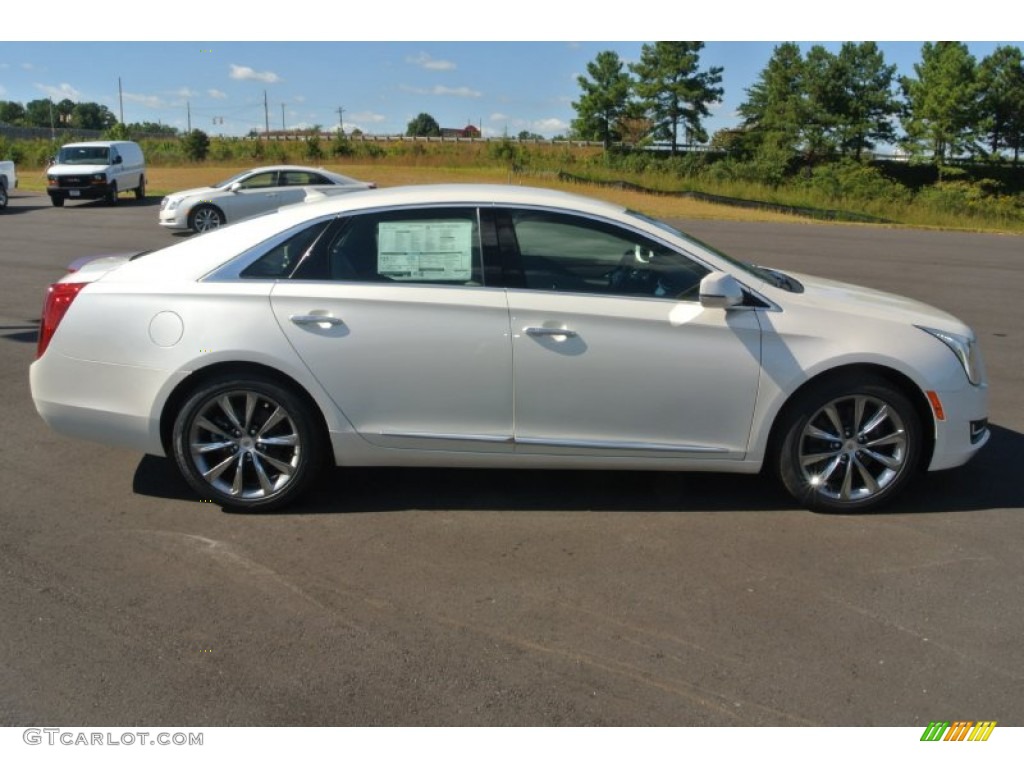 White Diamond Tricoat 2014 Cadillac XTS Luxury FWD Exterior Photo #86277272