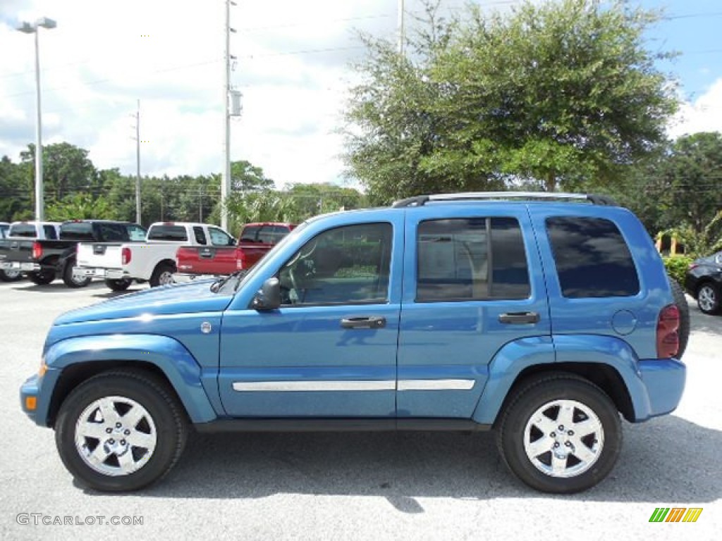 2005 Liberty Limited 4x4 - Atlantic Blue Pearlcoat / Dark Slate Gray/Light Slate Gray photo #2