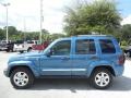 2005 Atlantic Blue Pearlcoat Jeep Liberty Limited 4x4  photo #2
