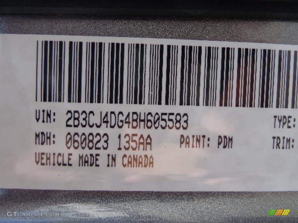2011 Challenger SE - Tungsten Metallic / Dark Slate Gray photo #26