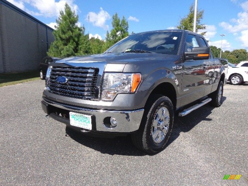2011 F150 FX4 SuperCab 4x4 - Sterling Grey Metallic / Steel Gray photo #1
