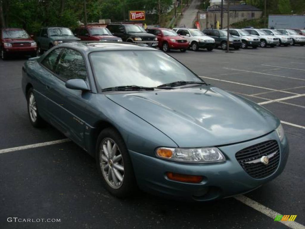2000 Sebring LXi Coupe - Shale Green Metallic / Agate photo #6