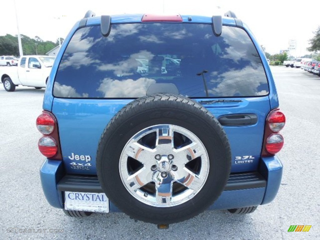 2005 Liberty Limited 4x4 - Atlantic Blue Pearlcoat / Dark Slate Gray/Light Slate Gray photo #8