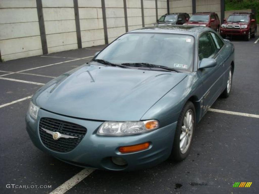 2000 Sebring LXi Coupe - Shale Green Metallic / Agate photo #8