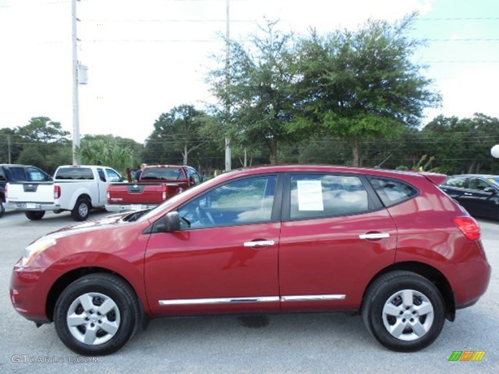 2013 Rogue S - Cayenne Red / Black photo #2