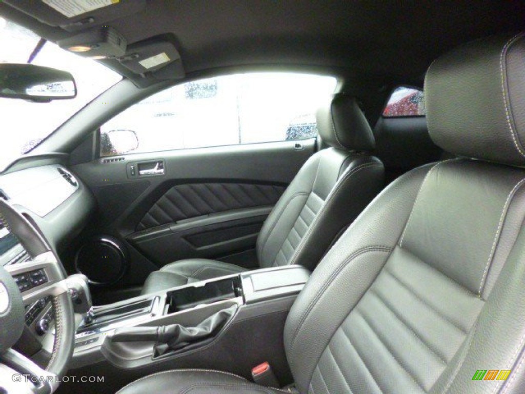 2010 Mustang V6 Premium Coupe - Sunset Gold Metallic / Charcoal Black photo #19