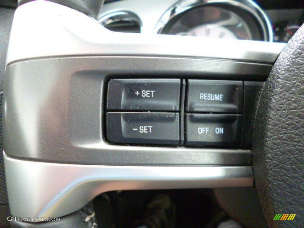 2010 Mustang V6 Premium Coupe - Sunset Gold Metallic / Charcoal Black photo #22