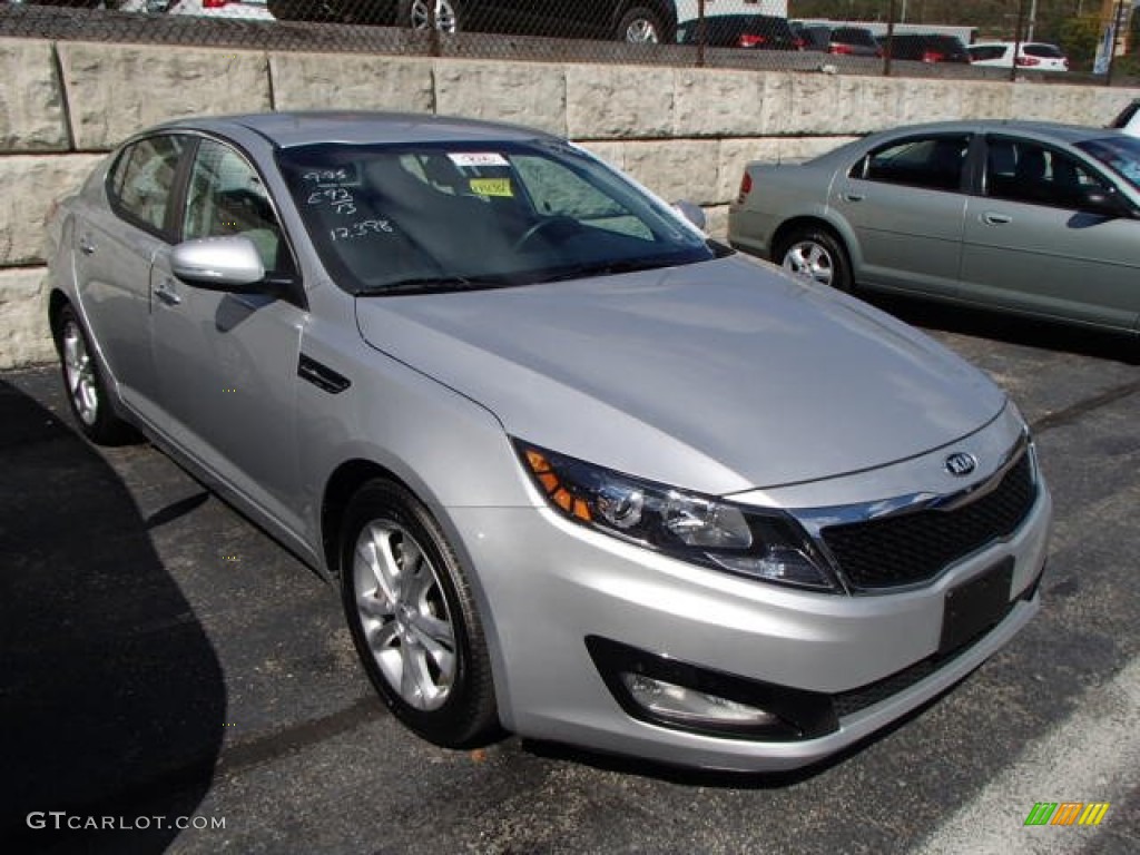 2013 Optima LX - Bright Silver Metallic / Gray photo #1