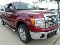 2013 Ruby Red Metallic Ford F150 XLT SuperCrew  photo #7