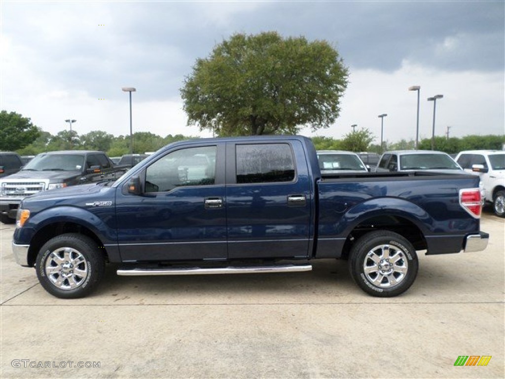 Blue Jeans Metallic 2013 Ford F150 XLT SuperCrew Exterior Photo #86281452