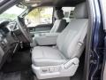 Steel Gray Interior Photo for 2013 Ford F150 #86281696