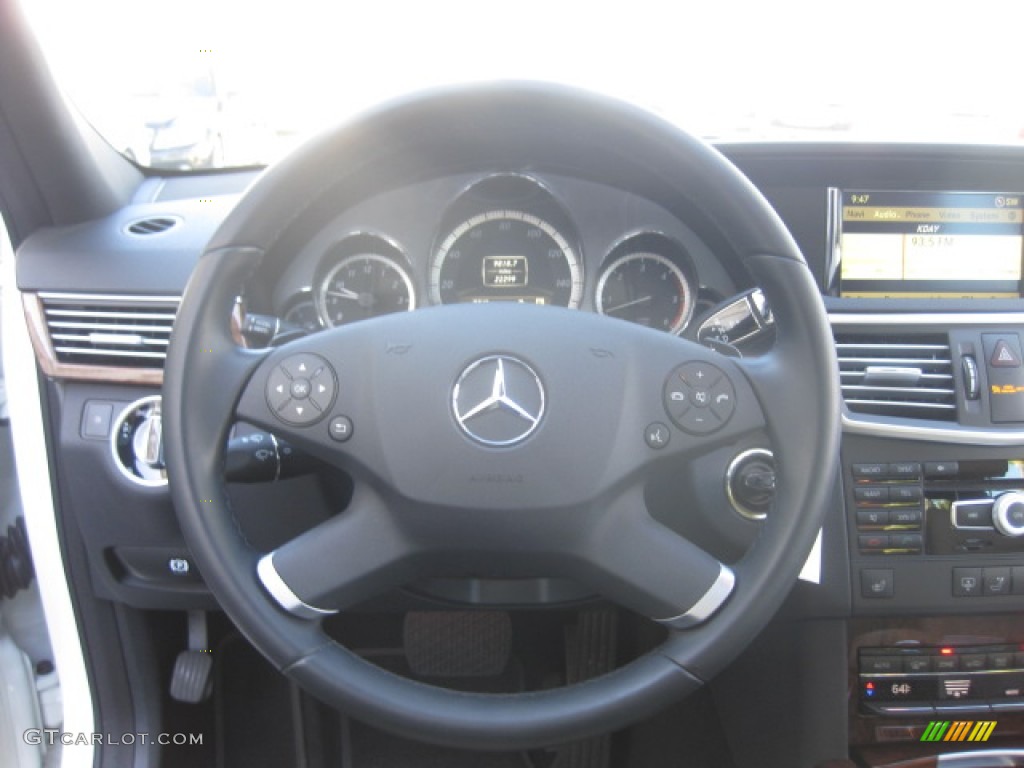 2011 E 350 BlueTEC Sedan - Arctic White / Almond/Mocha photo #12