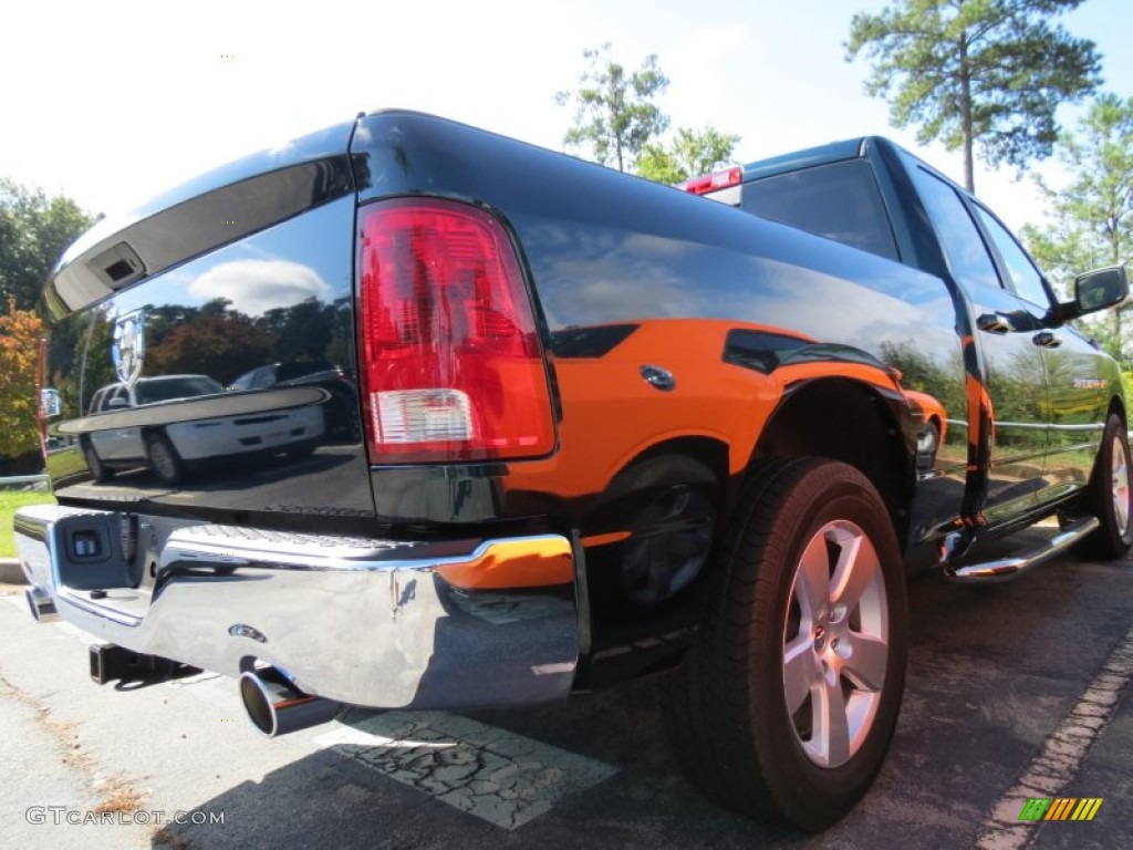 2011 Ram 1500 Big Horn Quad Cab - Hunter Green Pearl / Dark Slate Gray/Medium Graystone photo #3