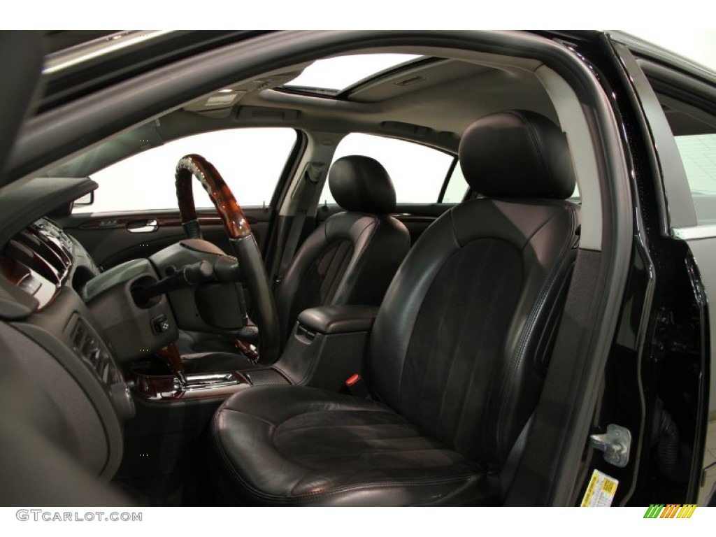 Ebony Interior 2009 Buick Lucerne Super Photo #86285055