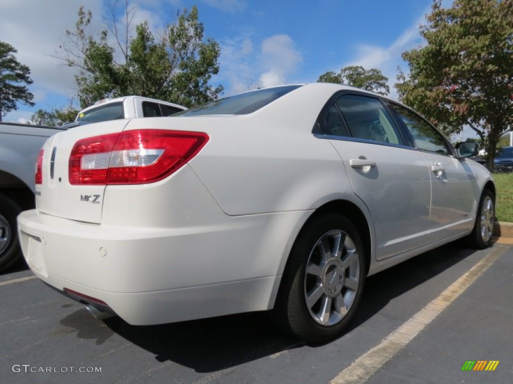 2008 MKZ Sedan - White Suede / Light Stone photo #3