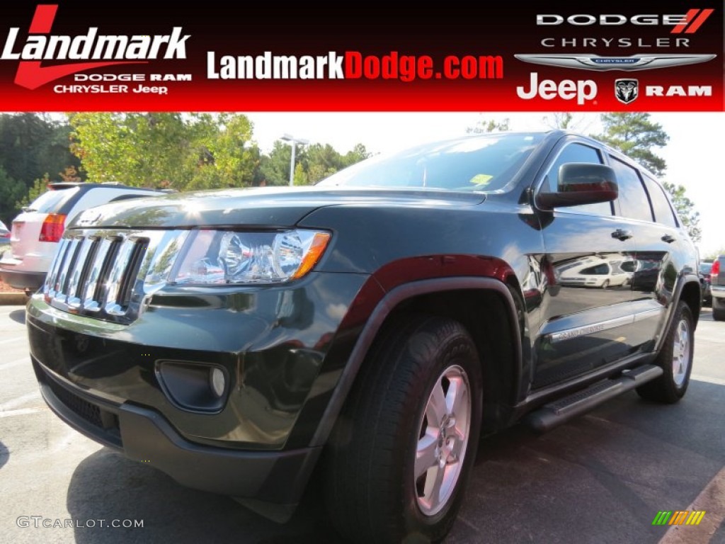 2011 Grand Cherokee Laredo - Natural Green Pearl / Black photo #1