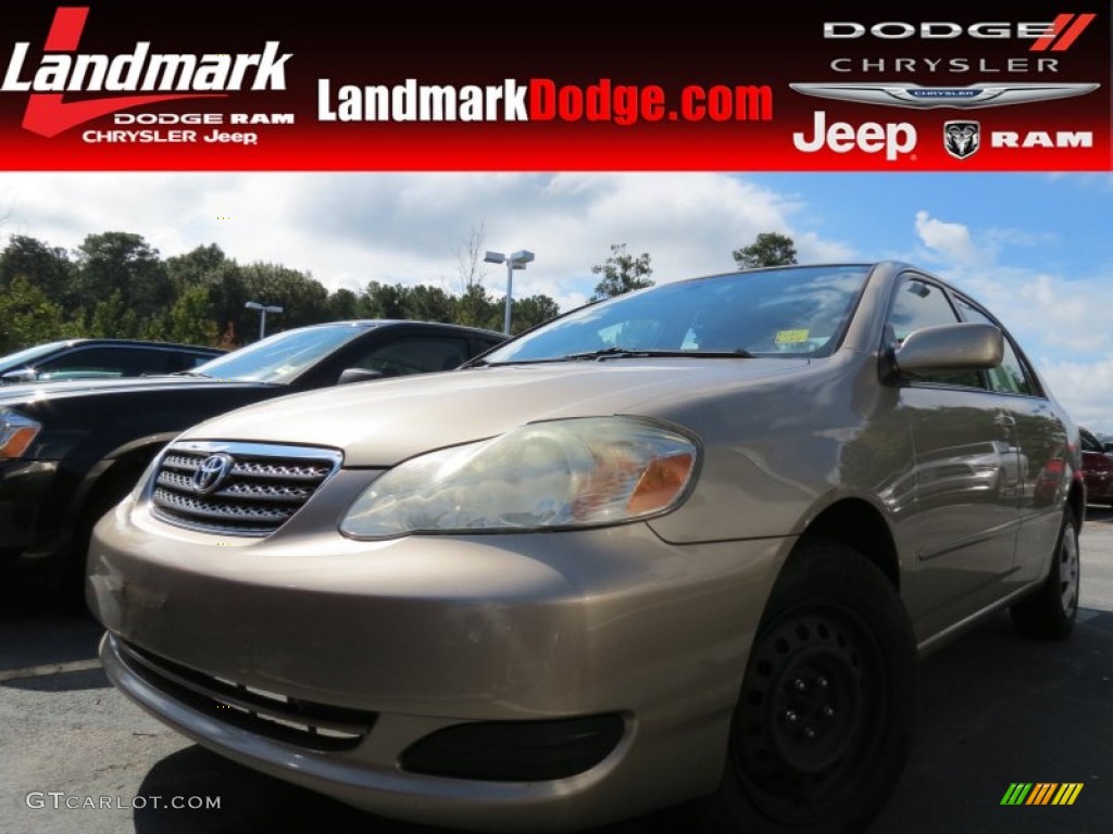 2006 Corolla LE - Desert Sand Mica / Beige photo #1