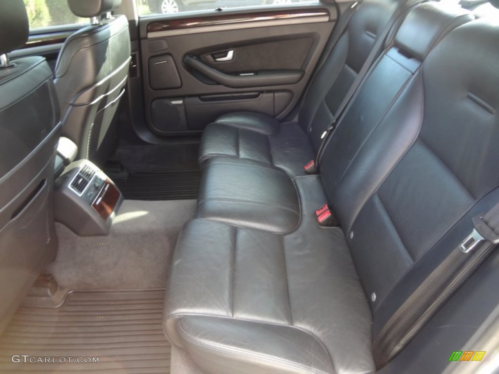 2004 A8 L 4.2 quattro - Oyster Grey Metallic / Black photo #16