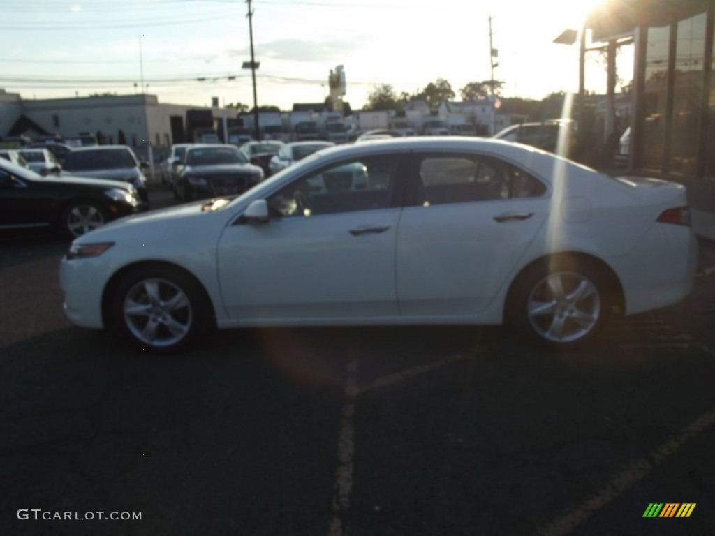 2010 TSX Sedan - Premium White Pearl / Taupe photo #6